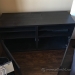 Black Wood 2 Door Entertainment Stand